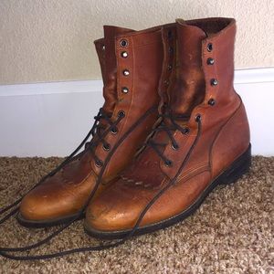 Just Lace Up Boots